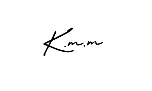 Make a beautiful signature design for name K.m.m. Use this online signature maker to create a handwritten signature for free. K.m.m signature style 3 images and pictures png