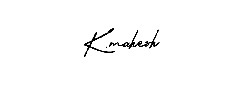 Similarly AmerikaSignatureDemo-Regular is the best handwritten signature design. Signature creator online .You can use it as an online autograph creator for name K.mahesh. K.mahesh signature style 3 images and pictures png
