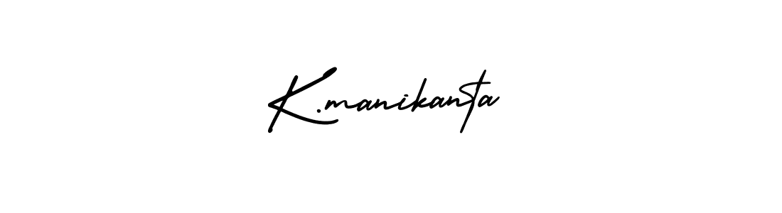 Create a beautiful signature design for name K.manikanta. With this signature (AmerikaSignatureDemo-Regular) fonts, you can make a handwritten signature for free. K.manikanta signature style 3 images and pictures png