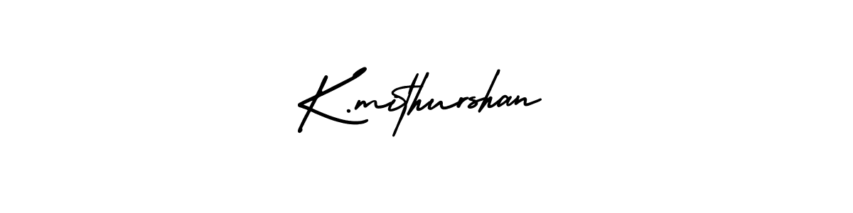 Best and Professional Signature Style for K.mithurshan. AmerikaSignatureDemo-Regular Best Signature Style Collection. K.mithurshan signature style 3 images and pictures png