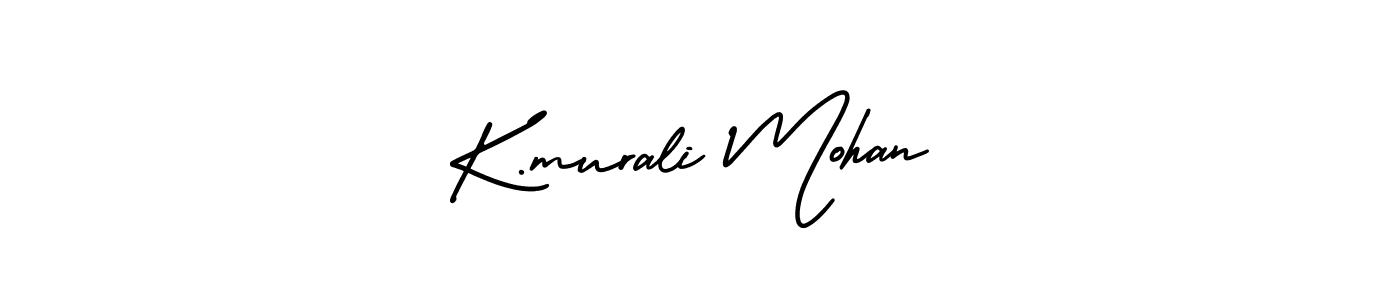 K.murali Mohan stylish signature style. Best Handwritten Sign (AmerikaSignatureDemo-Regular) for my name. Handwritten Signature Collection Ideas for my name K.murali Mohan. K.murali Mohan signature style 3 images and pictures png