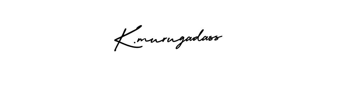 Create a beautiful signature design for name K.murugadass. With this signature (AmerikaSignatureDemo-Regular) fonts, you can make a handwritten signature for free. K.murugadass signature style 3 images and pictures png