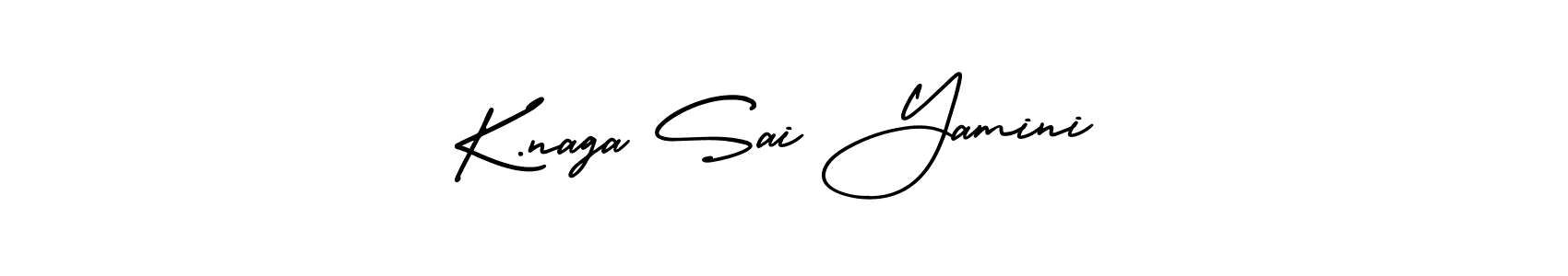 Make a beautiful signature design for name K.naga Sai Yamini. Use this online signature maker to create a handwritten signature for free. K.naga Sai Yamini signature style 3 images and pictures png