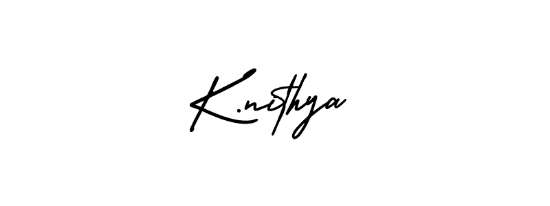 Check out images of Autograph of K.nithya name. Actor K.nithya Signature Style. AmerikaSignatureDemo-Regular is a professional sign style online. K.nithya signature style 3 images and pictures png