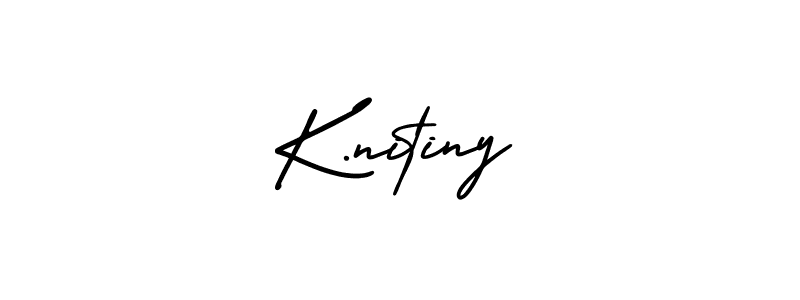 Make a beautiful signature design for name K.nitiny. Use this online signature maker to create a handwritten signature for free. K.nitiny signature style 3 images and pictures png