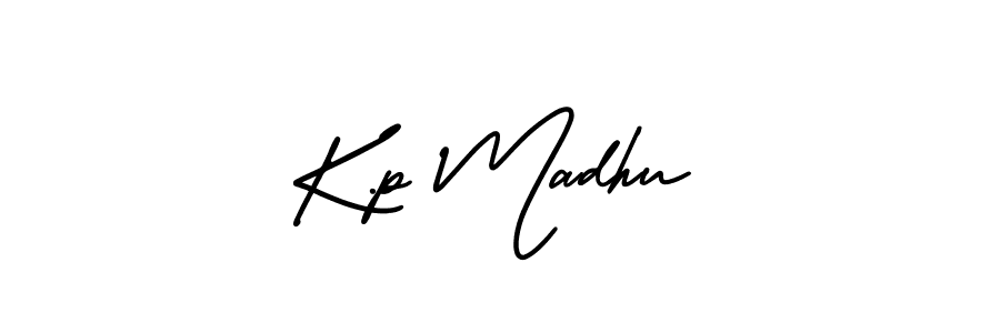 Once you've used our free online signature maker to create your best signature AmerikaSignatureDemo-Regular style, it's time to enjoy all of the benefits that K.p Madhu name signing documents. K.p Madhu signature style 3 images and pictures png