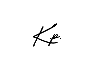 K.p. stylish signature style. Best Handwritten Sign (AmerikaSignatureDemo-Regular) for my name. Handwritten Signature Collection Ideas for my name K.p.. K.p. signature style 3 images and pictures png