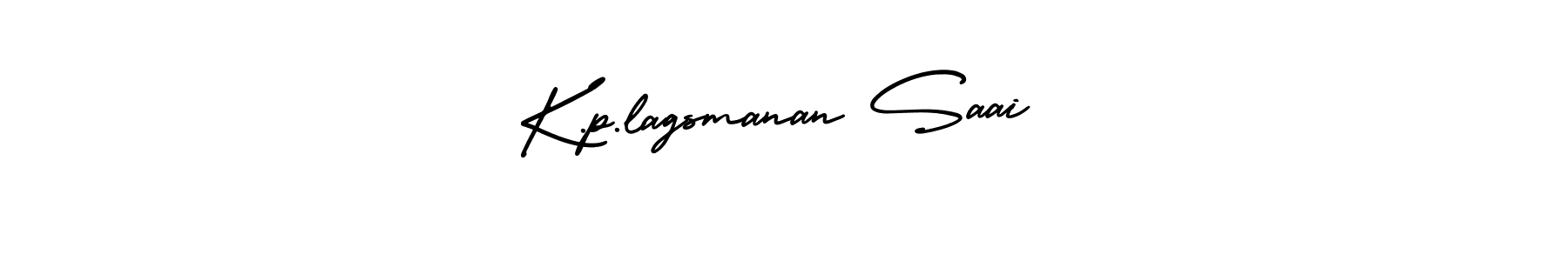 Create a beautiful signature design for name K.p.lagsmanan Saai. With this signature (AmerikaSignatureDemo-Regular) fonts, you can make a handwritten signature for free. K.p.lagsmanan Saai signature style 3 images and pictures png