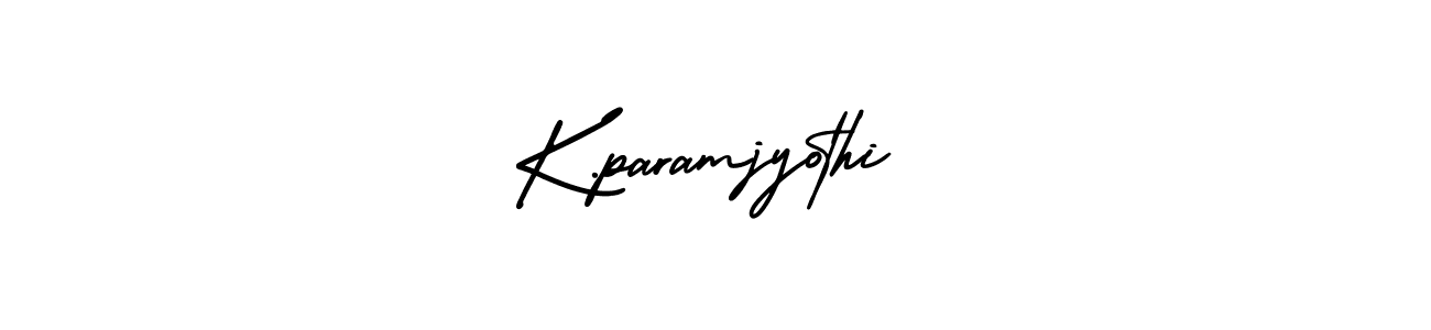 K.paramjyothi stylish signature style. Best Handwritten Sign (AmerikaSignatureDemo-Regular) for my name. Handwritten Signature Collection Ideas for my name K.paramjyothi. K.paramjyothi signature style 3 images and pictures png