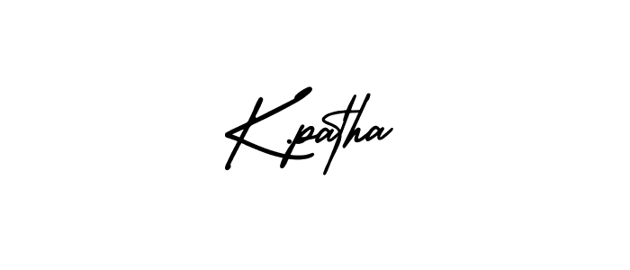 You can use this online signature creator to create a handwritten signature for the name K.patha. This is the best online autograph maker. K.patha signature style 3 images and pictures png
