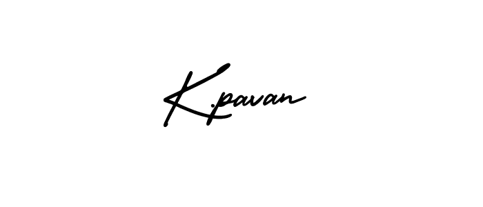 K.pavan stylish signature style. Best Handwritten Sign (AmerikaSignatureDemo-Regular) for my name. Handwritten Signature Collection Ideas for my name K.pavan. K.pavan signature style 3 images and pictures png