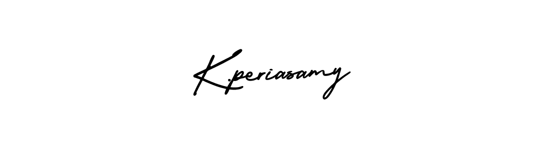 How to make K.periasamy name signature. Use AmerikaSignatureDemo-Regular style for creating short signs online. This is the latest handwritten sign. K.periasamy signature style 3 images and pictures png