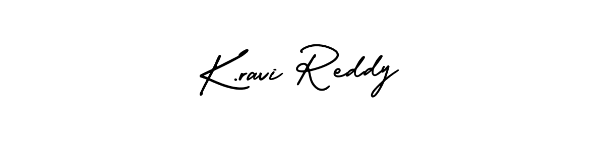Also we have K.ravi Reddy name is the best signature style. Create professional handwritten signature collection using AmerikaSignatureDemo-Regular autograph style. K.ravi Reddy signature style 3 images and pictures png
