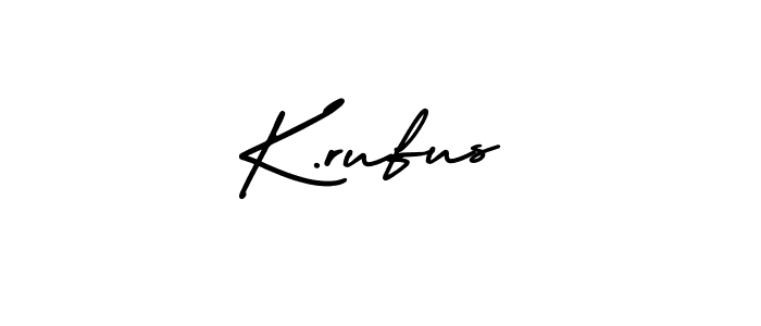 Once you've used our free online signature maker to create your best signature AmerikaSignatureDemo-Regular style, it's time to enjoy all of the benefits that K.rufus name signing documents. K.rufus signature style 3 images and pictures png