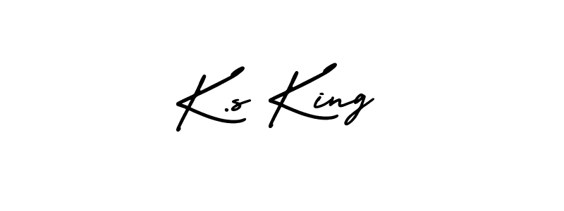 You can use this online signature creator to create a handwritten signature for the name K.s King. This is the best online autograph maker. K.s King signature style 3 images and pictures png