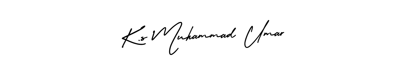 How to Draw K.s Muhammad Umar signature style? AmerikaSignatureDemo-Regular is a latest design signature styles for name K.s Muhammad Umar. K.s Muhammad Umar signature style 3 images and pictures png