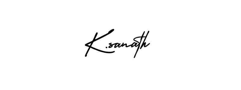 This is the best signature style for the K.sanath name. Also you like these signature font (AmerikaSignatureDemo-Regular). Mix name signature. K.sanath signature style 3 images and pictures png