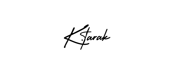 if you are searching for the best signature style for your name K.tarak. so please give up your signature search. here we have designed multiple signature styles  using AmerikaSignatureDemo-Regular. K.tarak signature style 3 images and pictures png