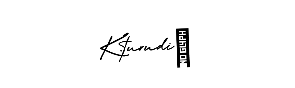 This is the best signature style for the K.turudić name. Also you like these signature font (AmerikaSignatureDemo-Regular). Mix name signature. K.turudić signature style 3 images and pictures png