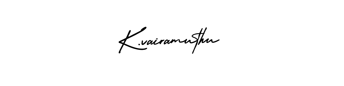 Best and Professional Signature Style for K.vairamuthu. AmerikaSignatureDemo-Regular Best Signature Style Collection. K.vairamuthu signature style 3 images and pictures png