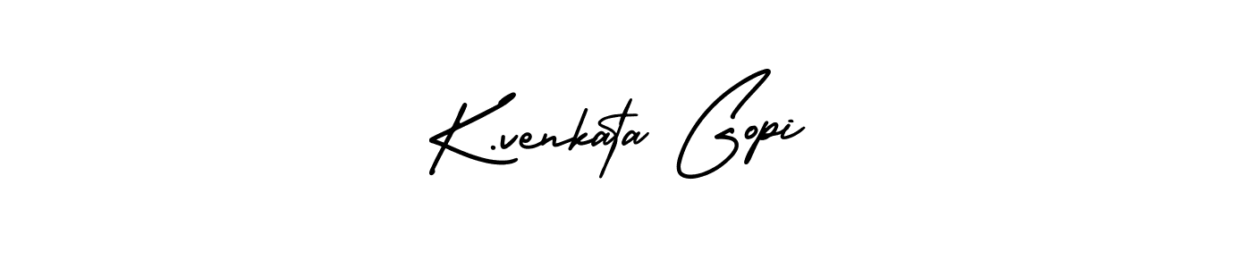 AmerikaSignatureDemo-Regular is a professional signature style that is perfect for those who want to add a touch of class to their signature. It is also a great choice for those who want to make their signature more unique. Get K.venkata Gopi name to fancy signature for free. K.venkata Gopi signature style 3 images and pictures png
