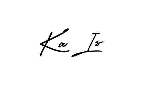 How to make Ka Is signature? AmerikaSignatureDemo-Regular is a professional autograph style. Create handwritten signature for Ka Is name. Ka Is signature style 3 images and pictures png