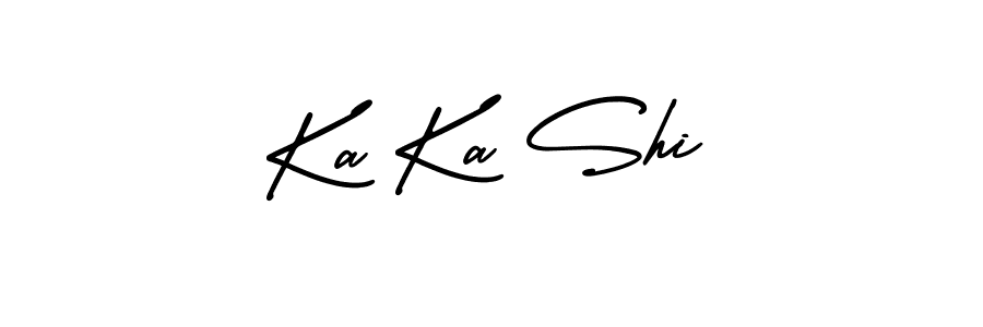 AmerikaSignatureDemo-Regular is a professional signature style that is perfect for those who want to add a touch of class to their signature. It is also a great choice for those who want to make their signature more unique. Get Ka Ka Shi name to fancy signature for free. Ka Ka Shi signature style 3 images and pictures png