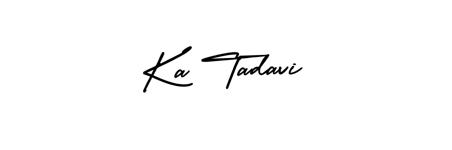Make a beautiful signature design for name Ka Tadavi. Use this online signature maker to create a handwritten signature for free. Ka Tadavi signature style 3 images and pictures png