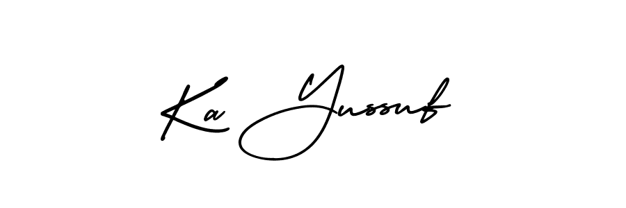 Also we have Ka Yussuf name is the best signature style. Create professional handwritten signature collection using AmerikaSignatureDemo-Regular autograph style. Ka Yussuf signature style 3 images and pictures png