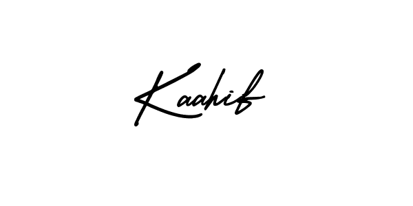 The best way (AmerikaSignatureDemo-Regular) to make a short signature is to pick only two or three words in your name. The name Kaahif include a total of six letters. For converting this name. Kaahif signature style 3 images and pictures png