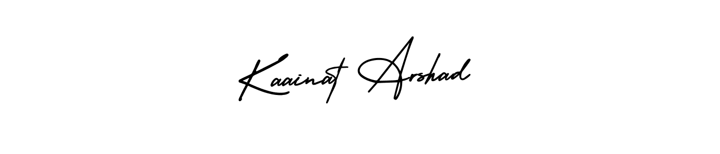 Make a beautiful signature design for name Kaainat Arshad. Use this online signature maker to create a handwritten signature for free. Kaainat Arshad signature style 3 images and pictures png