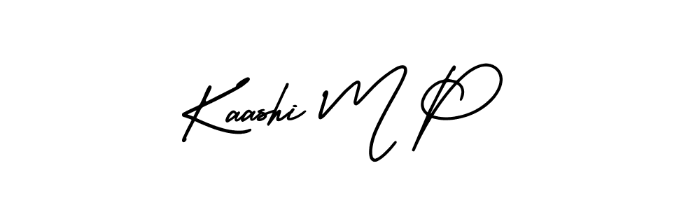 This is the best signature style for the Kaashi M P name. Also you like these signature font (AmerikaSignatureDemo-Regular). Mix name signature. Kaashi M P signature style 3 images and pictures png