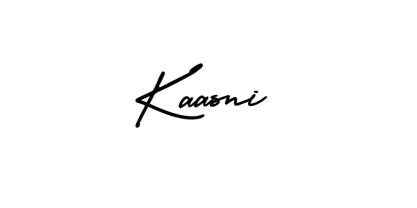 if you are searching for the best signature style for your name Kaasni. so please give up your signature search. here we have designed multiple signature styles  using AmerikaSignatureDemo-Regular. Kaasni signature style 3 images and pictures png