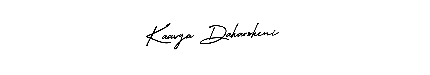 Also You can easily find your signature by using the search form. We will create Kaavya Daharshini name handwritten signature images for you free of cost using AmerikaSignatureDemo-Regular sign style. Kaavya Daharshini signature style 3 images and pictures png