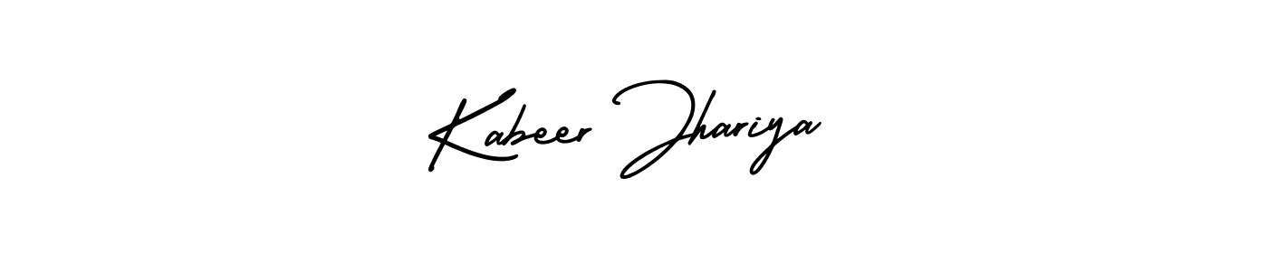You can use this online signature creator to create a handwritten signature for the name Kabeer Jhariya. This is the best online autograph maker. Kabeer Jhariya signature style 3 images and pictures png