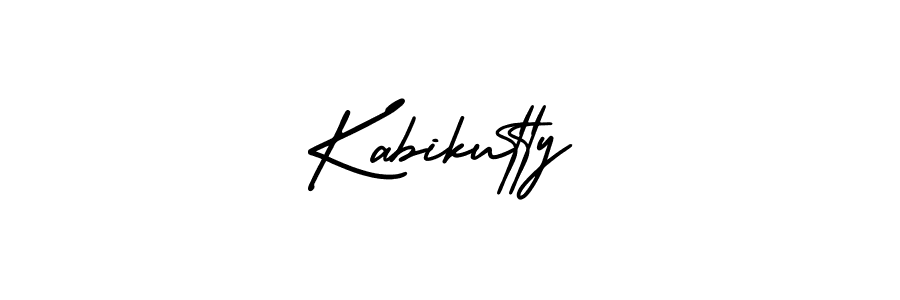 Make a beautiful signature design for name Kabikutty. With this signature (AmerikaSignatureDemo-Regular) style, you can create a handwritten signature for free. Kabikutty signature style 3 images and pictures png