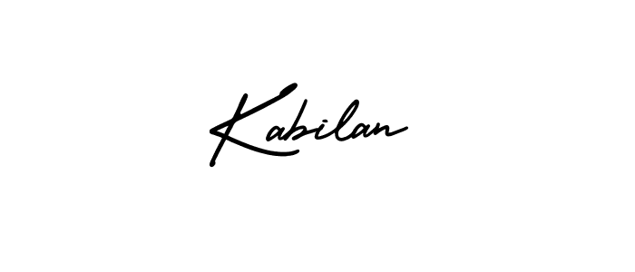 How to Draw Kabilan signature style? AmerikaSignatureDemo-Regular is a latest design signature styles for name Kabilan. Kabilan signature style 3 images and pictures png