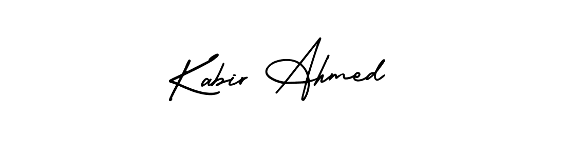 AmerikaSignatureDemo-Regular is a professional signature style that is perfect for those who want to add a touch of class to their signature. It is also a great choice for those who want to make their signature more unique. Get Kabir Ahmed name to fancy signature for free. Kabir Ahmed signature style 3 images and pictures png