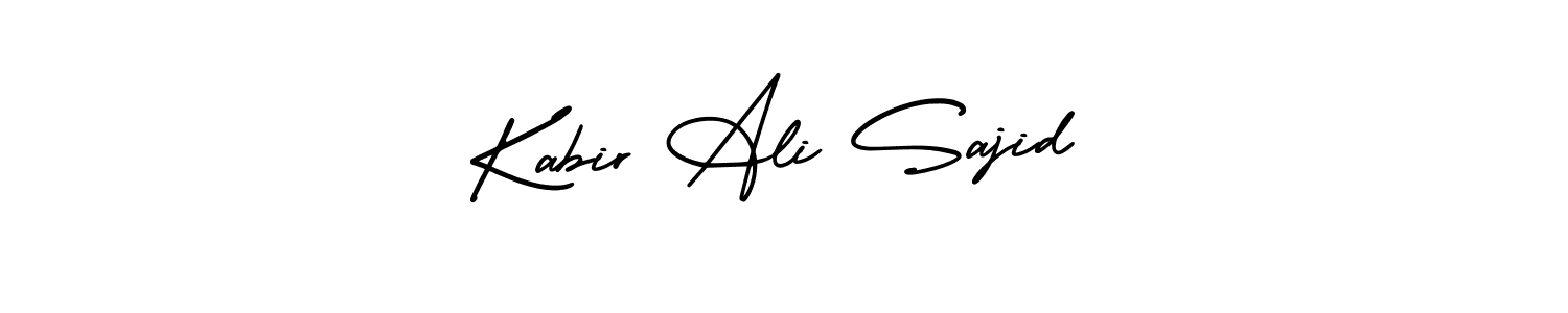 You can use this online signature creator to create a handwritten signature for the name Kabir Ali Sajid. This is the best online autograph maker. Kabir Ali Sajid signature style 3 images and pictures png