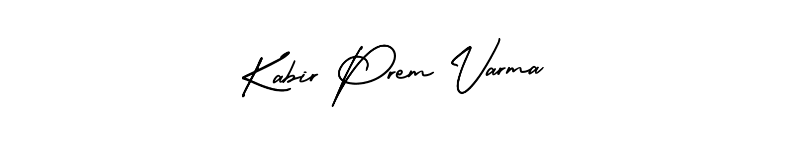 if you are searching for the best signature style for your name Kabir Prem Varma. so please give up your signature search. here we have designed multiple signature styles  using AmerikaSignatureDemo-Regular. Kabir Prem Varma signature style 3 images and pictures png