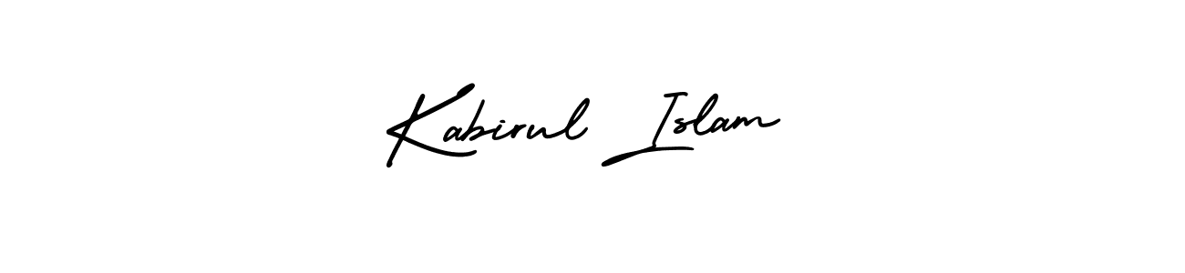 Similarly AmerikaSignatureDemo-Regular is the best handwritten signature design. Signature creator online .You can use it as an online autograph creator for name Kabirul Islam. Kabirul Islam signature style 3 images and pictures png