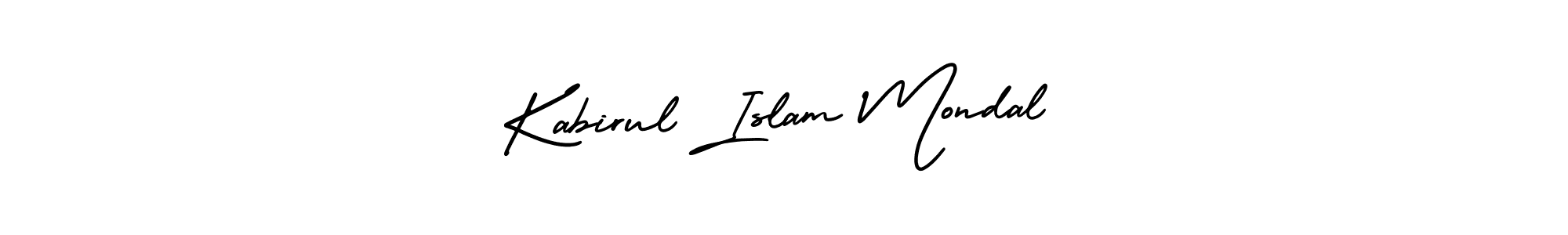 It looks lik you need a new signature style for name Kabirul Islam Mondal. Design unique handwritten (AmerikaSignatureDemo-Regular) signature with our free signature maker in just a few clicks. Kabirul Islam Mondal signature style 3 images and pictures png