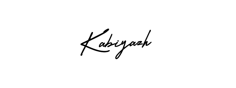 Make a beautiful signature design for name Kabiyazh. With this signature (AmerikaSignatureDemo-Regular) style, you can create a handwritten signature for free. Kabiyazh signature style 3 images and pictures png