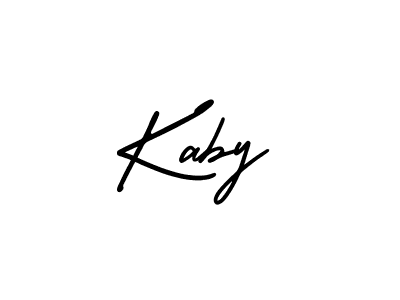 Also we have Kaby name is the best signature style. Create professional handwritten signature collection using AmerikaSignatureDemo-Regular autograph style. Kaby signature style 3 images and pictures png
