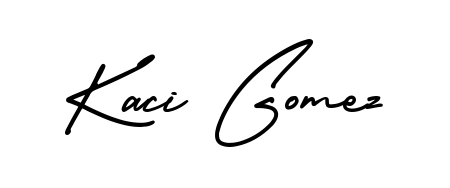 It looks like you need a new signature style for name Kaci Gomez. Design unique handwritten (AmerikaSignatureDemo-Regular) signature with our free signature maker in just a few clicks. Kaci Gomez signature style 3 images and pictures png