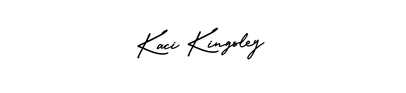 It looks lik you need a new signature style for name Kaci Kingsley. Design unique handwritten (AmerikaSignatureDemo-Regular) signature with our free signature maker in just a few clicks. Kaci Kingsley signature style 3 images and pictures png