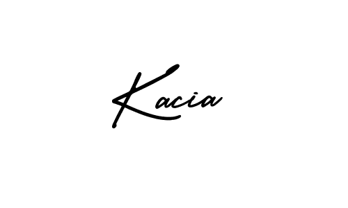 How to make Kacia signature? AmerikaSignatureDemo-Regular is a professional autograph style. Create handwritten signature for Kacia name. Kacia signature style 3 images and pictures png