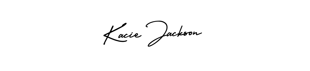 Make a beautiful signature design for name Kacie Jackson. With this signature (AmerikaSignatureDemo-Regular) style, you can create a handwritten signature for free. Kacie Jackson signature style 3 images and pictures png