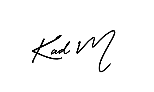 Also You can easily find your signature by using the search form. We will create Kad M name handwritten signature images for you free of cost using AmerikaSignatureDemo-Regular sign style. Kad M signature style 3 images and pictures png