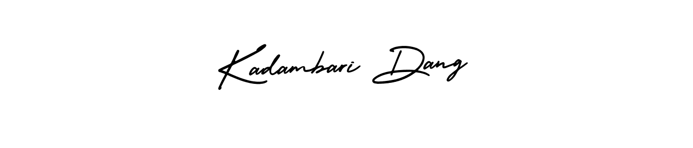 See photos of Kadambari Dang official signature by Spectra . Check more albums & portfolios. Read reviews & check more about AmerikaSignatureDemo-Regular font. Kadambari Dang signature style 3 images and pictures png